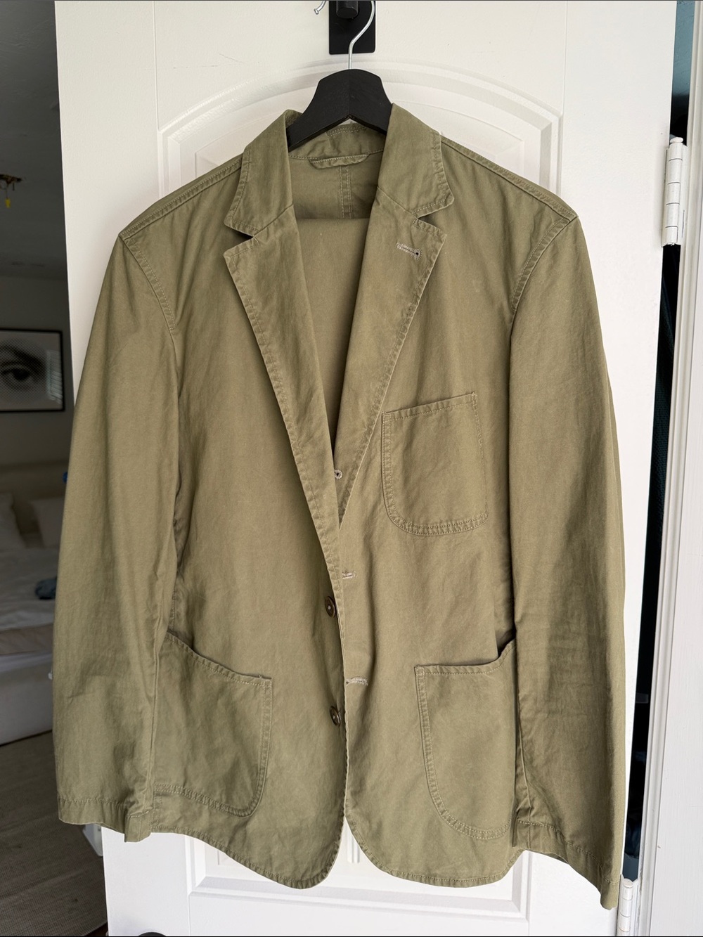 Buck Mason Olive Green Two-Piece Suit